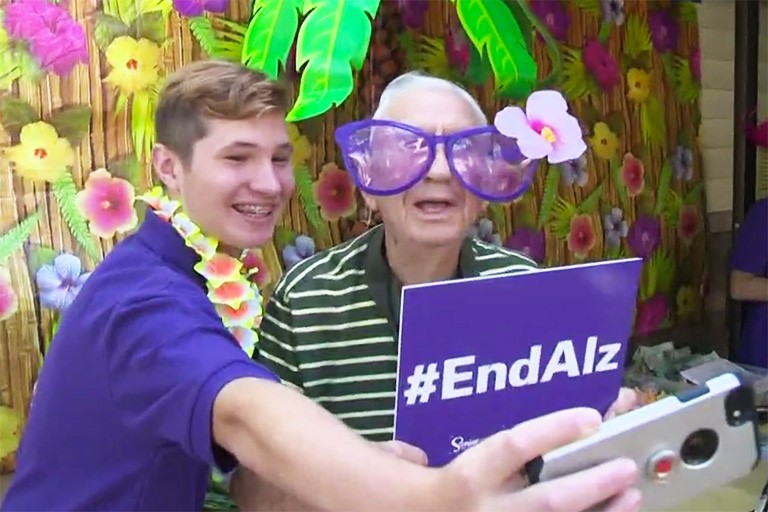 End Alzheimer's Selfie