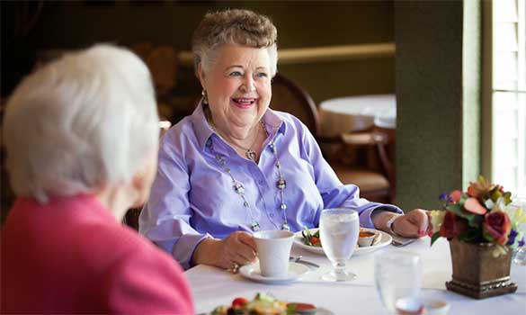 Woman Dining