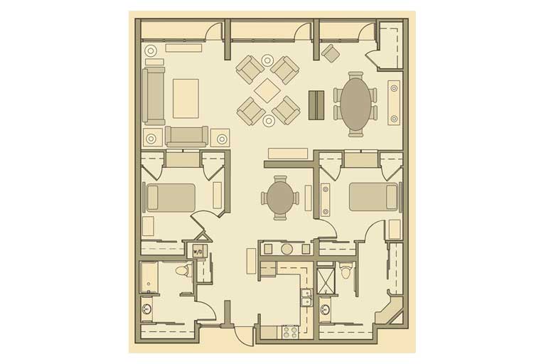 Floor Plans Senior Living Garden Plaza At Inverrary Fl